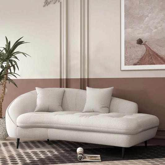 Modern Chaise Longue Sofa Upholstered