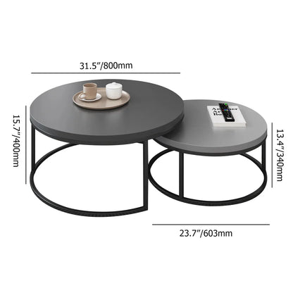 Fero Round Nesting Coffee Table