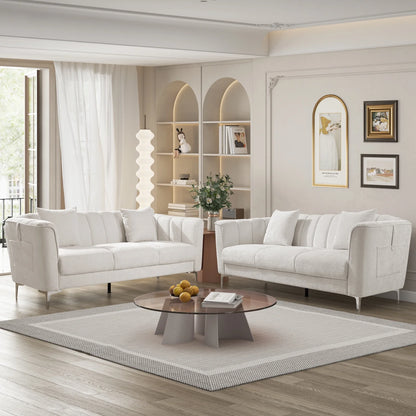 Homfa White Sofa