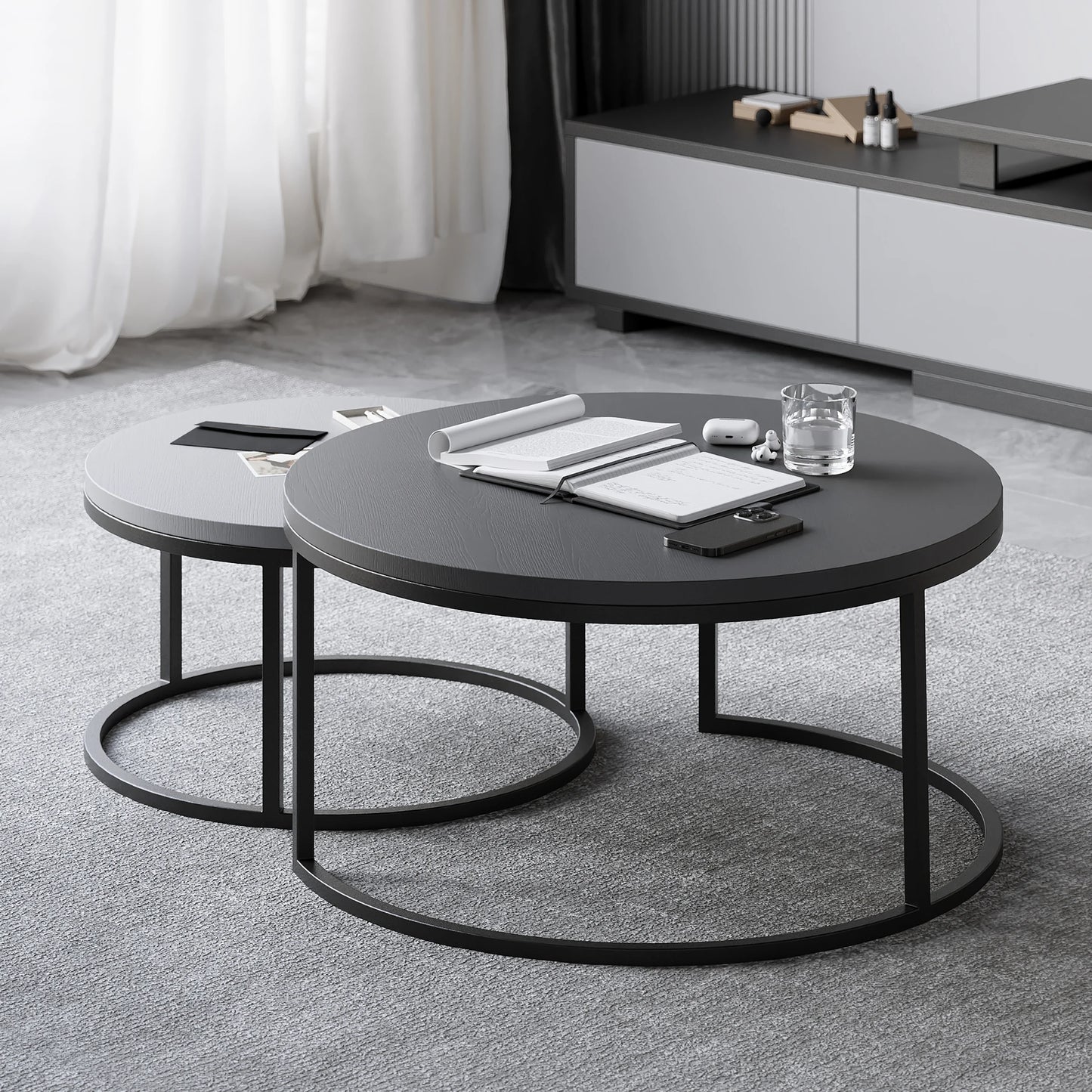 Fero Round Nesting Coffee Table