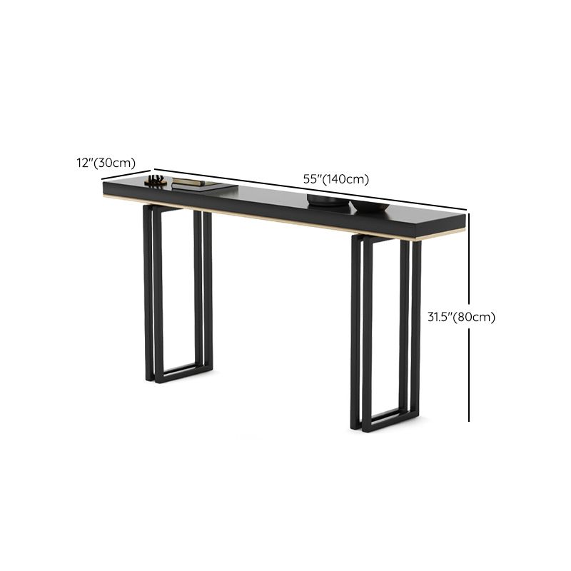 Console Sofa Table in Black