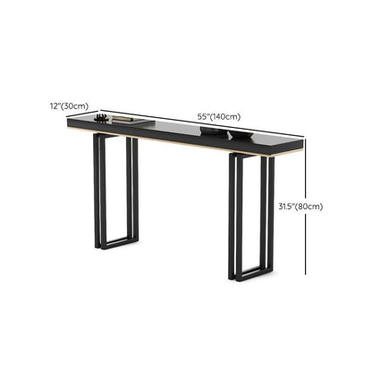 Console Sofa Table in Black