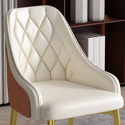 Scandinavian Design Leather Dining Chair