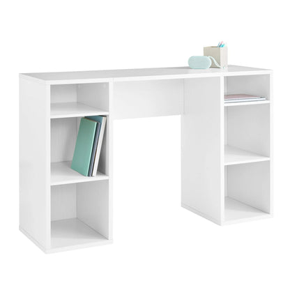 Mainstays 4-Cube Storage Desk, White Grain