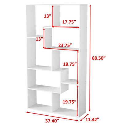 Mainstays 8-Cube Bookcase, White