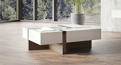 Modern Square Storage Centre Table