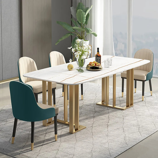 Modern Rectangular Sintered Stone Dining Table