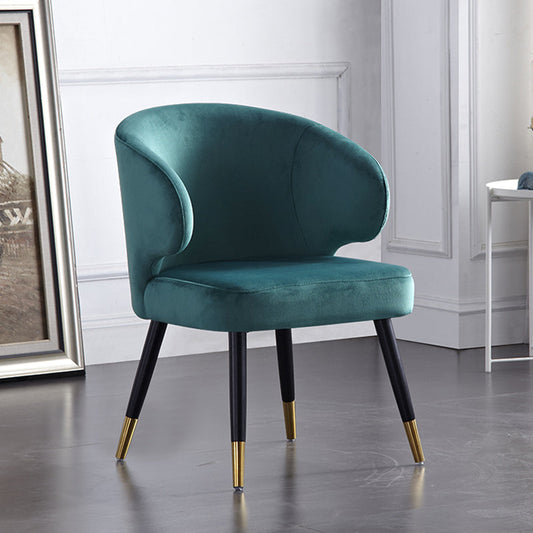 Velvet Dining Arm Chair Upholstered