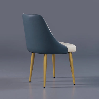 Modern Dining Chairs with PU Leather Upholstery