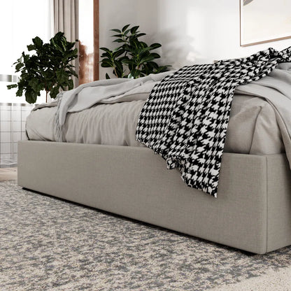 Braya Hydraulic Lift Up Storage Upholstered Platform Bed
