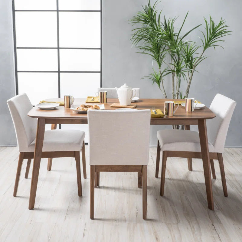 Ivory 6 Seater Wooden Dining Table