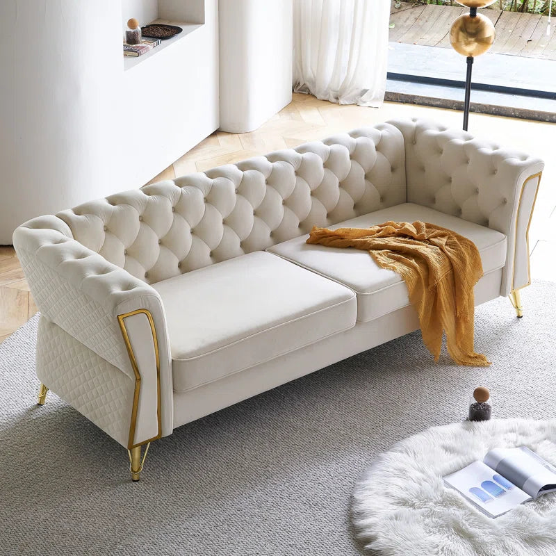 ILean Velvet Sofa