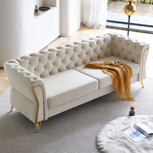 ILean Velvet Sofa