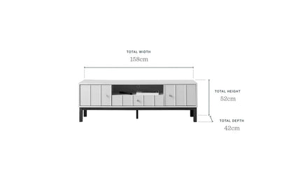 Lyle Light Grey TV Unit