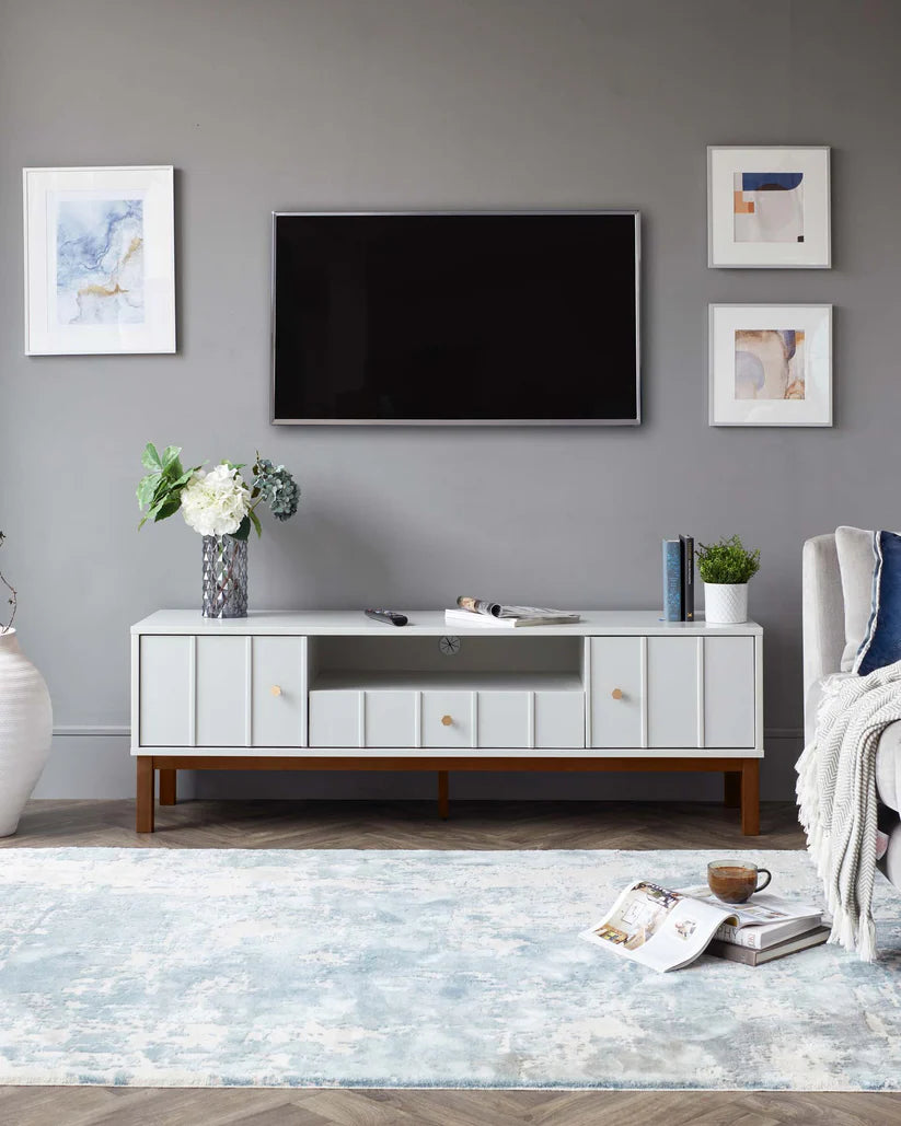 Lyle Light Grey TV Unit