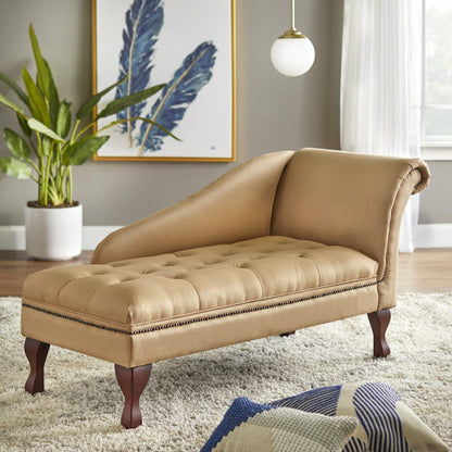 Recline Haven Lounge With Storage In Velvet