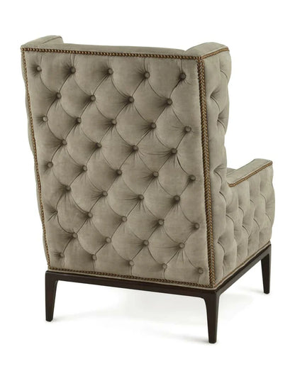 Modern Tufted High Back Chair