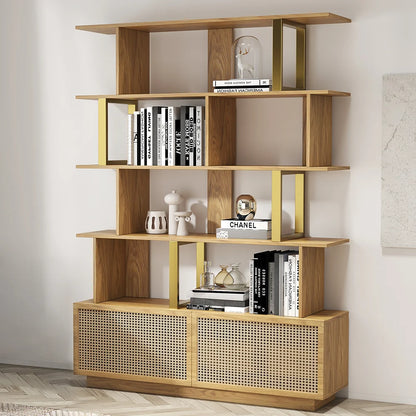 Natural Wood Bookshelf