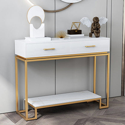 Contemporary Console Table 2 Drawers