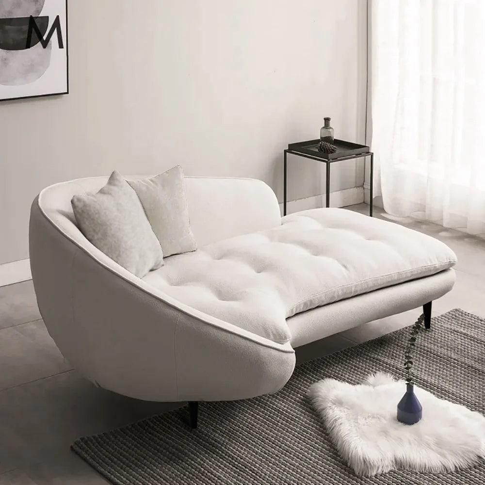 Modern Chaise Longue Sofa Upholstered