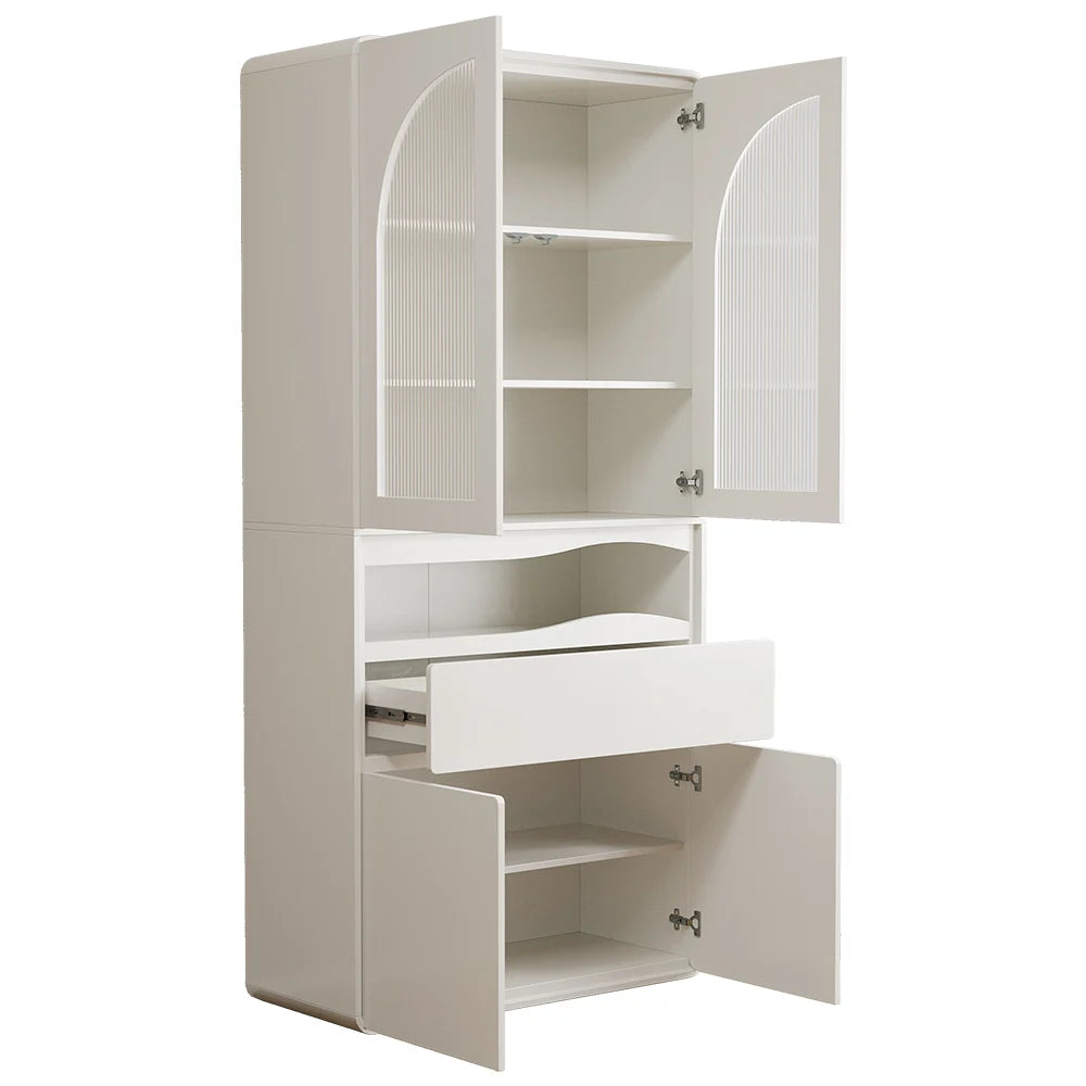 Modern Modular Bookcase with 4 Doors