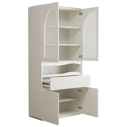 Modern Modular Bookcase with 4 Doors