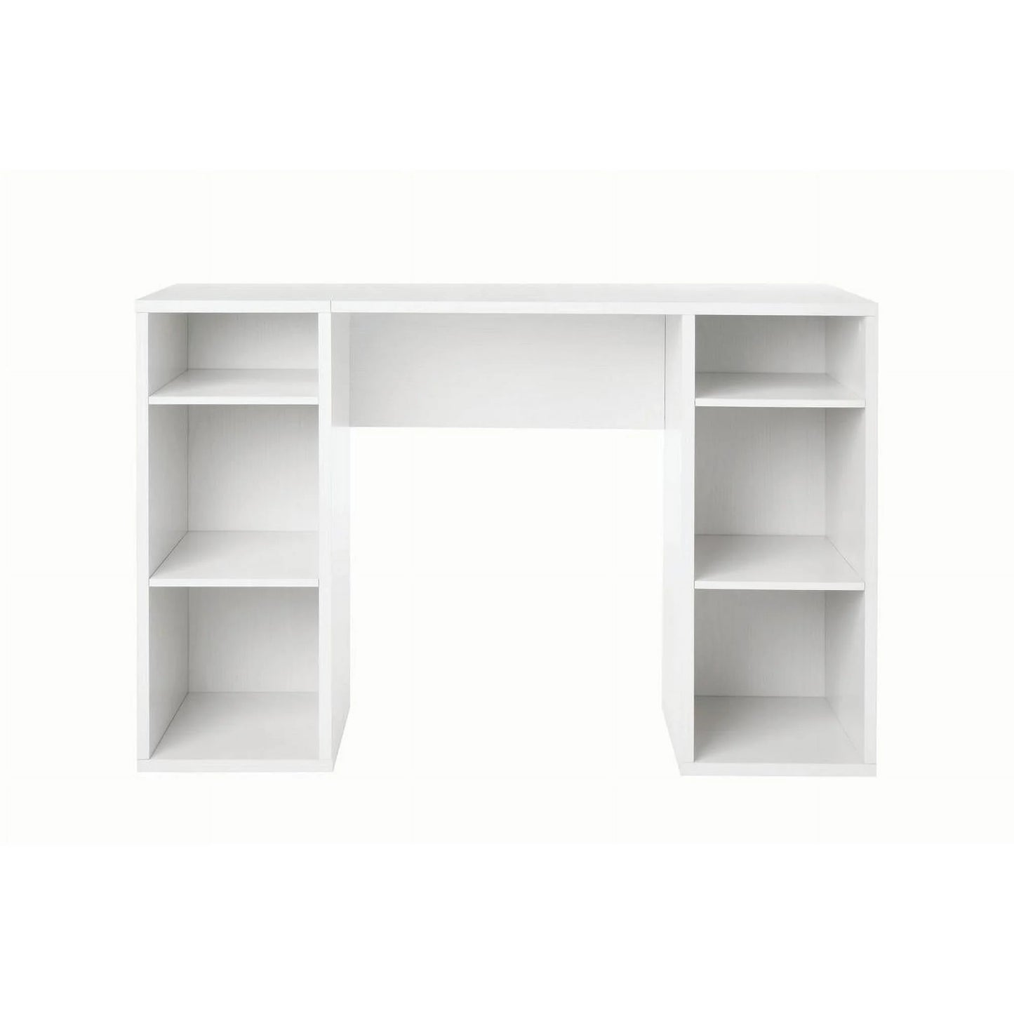 Mainstays 4-Cube Storage Desk, White Grain