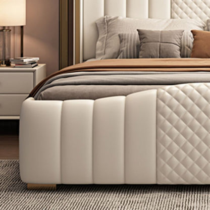 Glam Beige Standard Bed