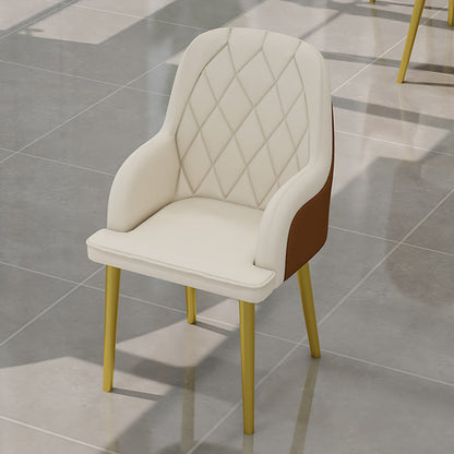 Scandinavian Design Leather Dining Chair