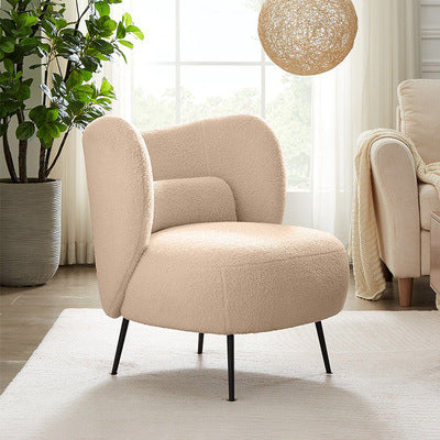 Nordic Living Room Light Luxury Fabric Chair