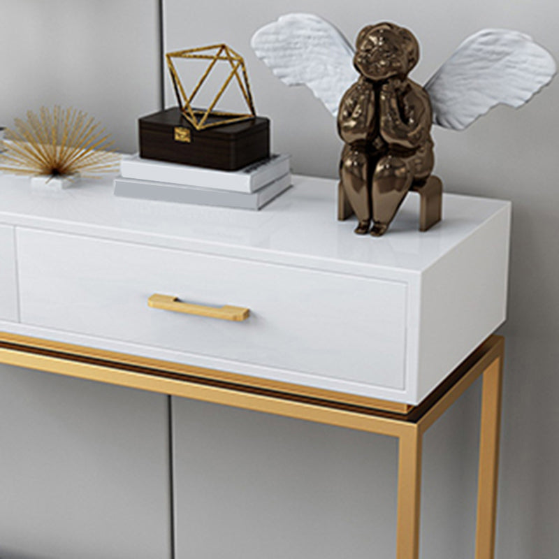 Contemporary Console Table 2 Drawers