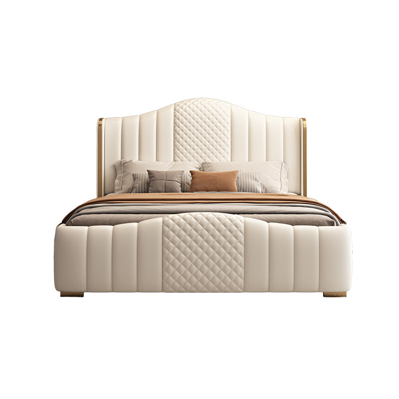 Glam Beige Standard Bed