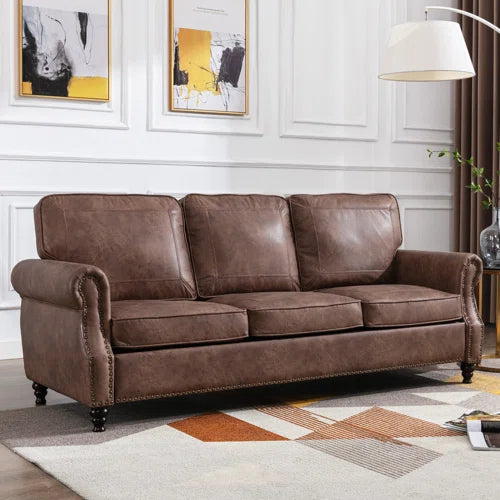 Wonder leatherette sofa