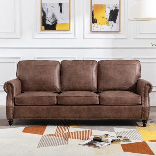 Wonder leatherette sofa