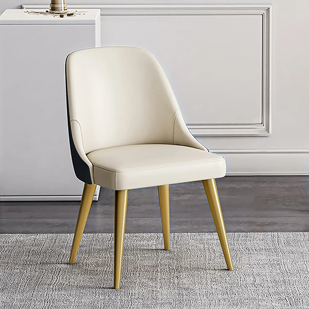 Modern Dining Chairs with PU Leather Upholstery