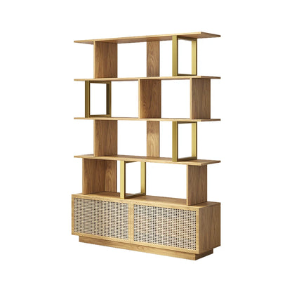 Natural Wood Bookshelf