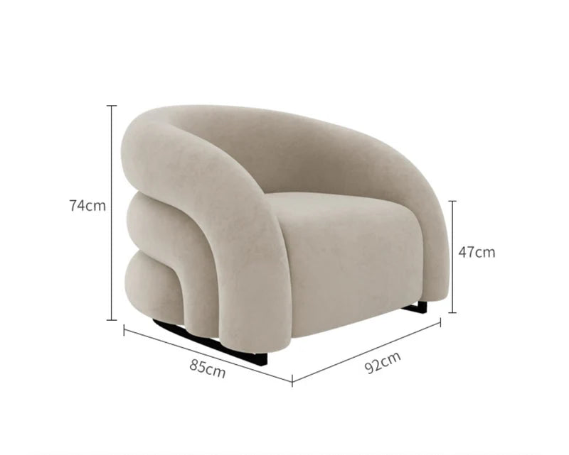 HUGO Premium Velvet Chair