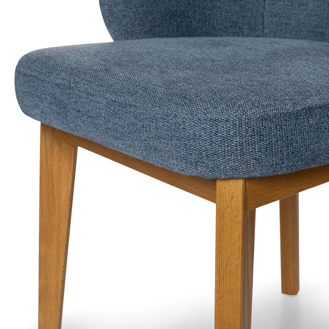 Alta Dining Armchair - Oak and Nocturnal Blue