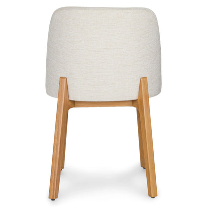 Alta Dining Chair - Oak and Camellia Ivory