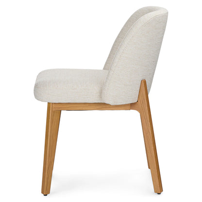 Alta Dining Chair - Oak and Camellia Ivory