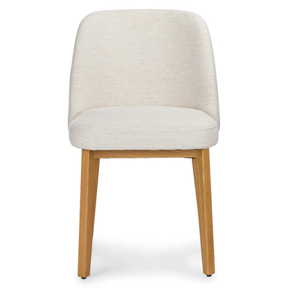 Alta Dining Chair - Oak and Camellia Ivory