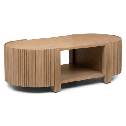 Fortra Storage Coffee Table - White Oak