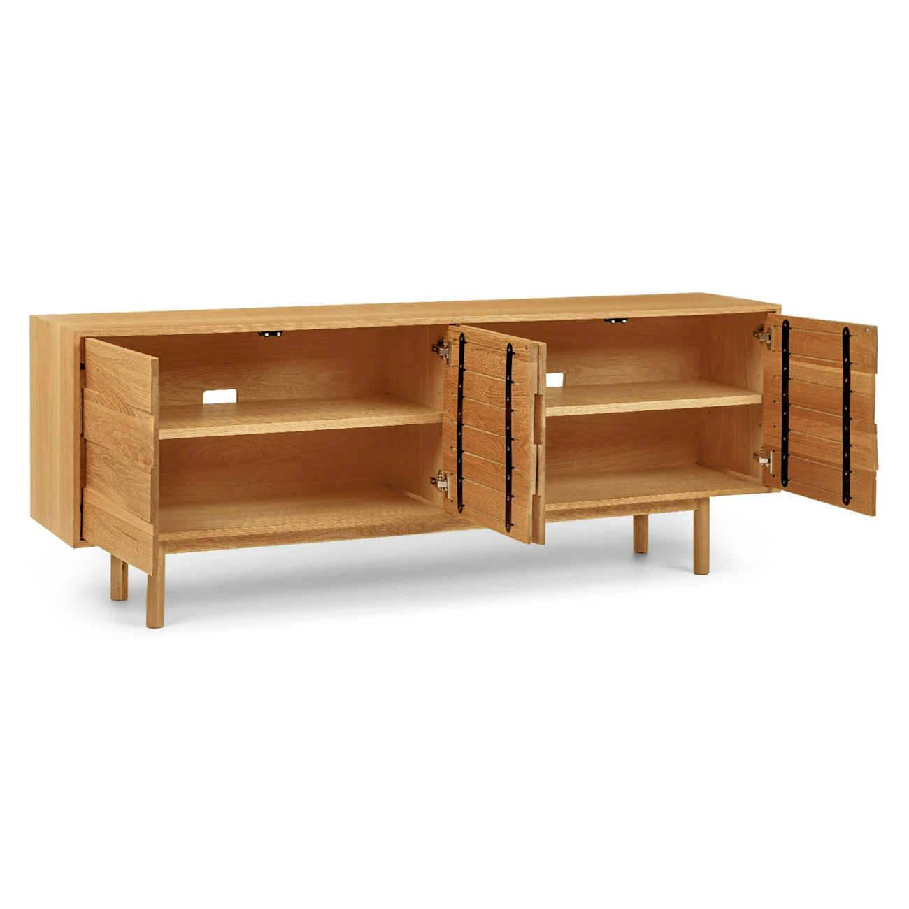 Merto  Media Unit - Warm Oak