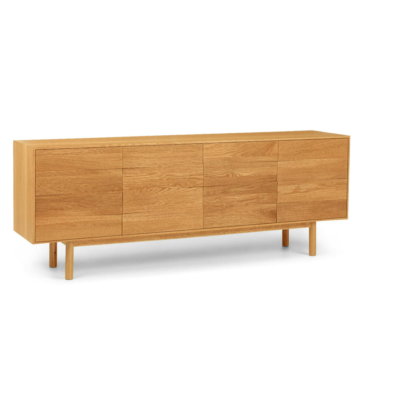 Merto  Media Unit - Warm Oak