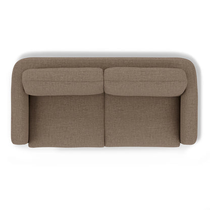 Vati Velvet Sofa - Buckler Brown