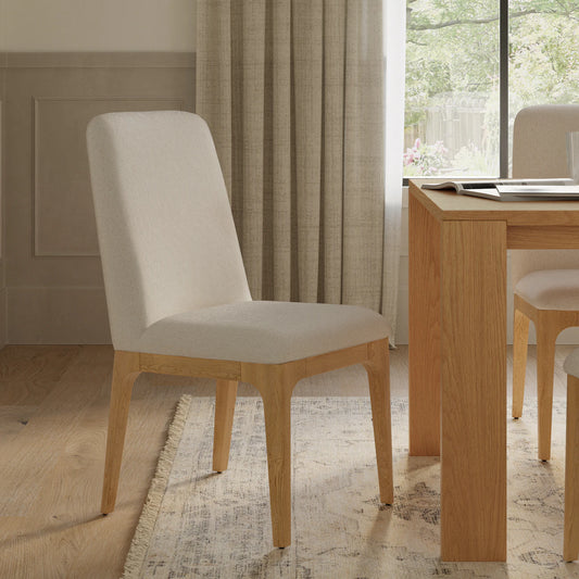 Rosin High-Back Dining Chair - Sand Ivory