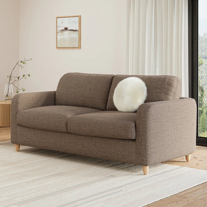 Vati Velvet Sofa - Buckler Brown