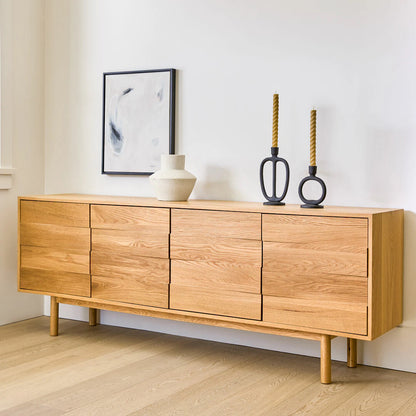 Merto  Media Unit - Warm Oak