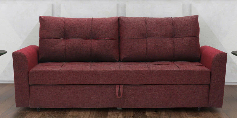 Ines Fabric Pull Out Sofa Cum Bed