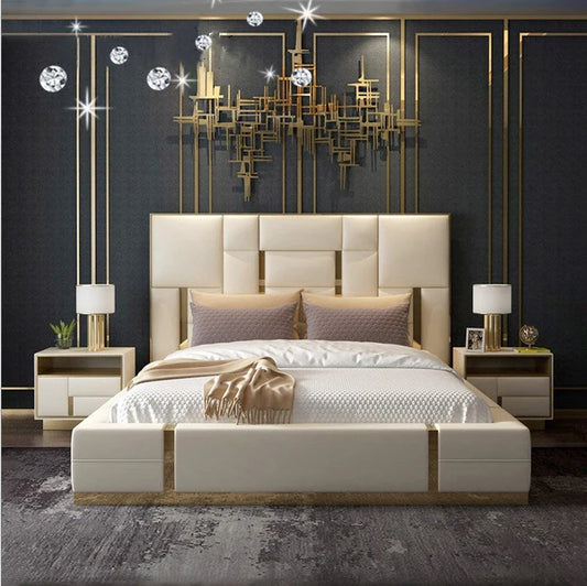 Nordic Style Luxury King Bed